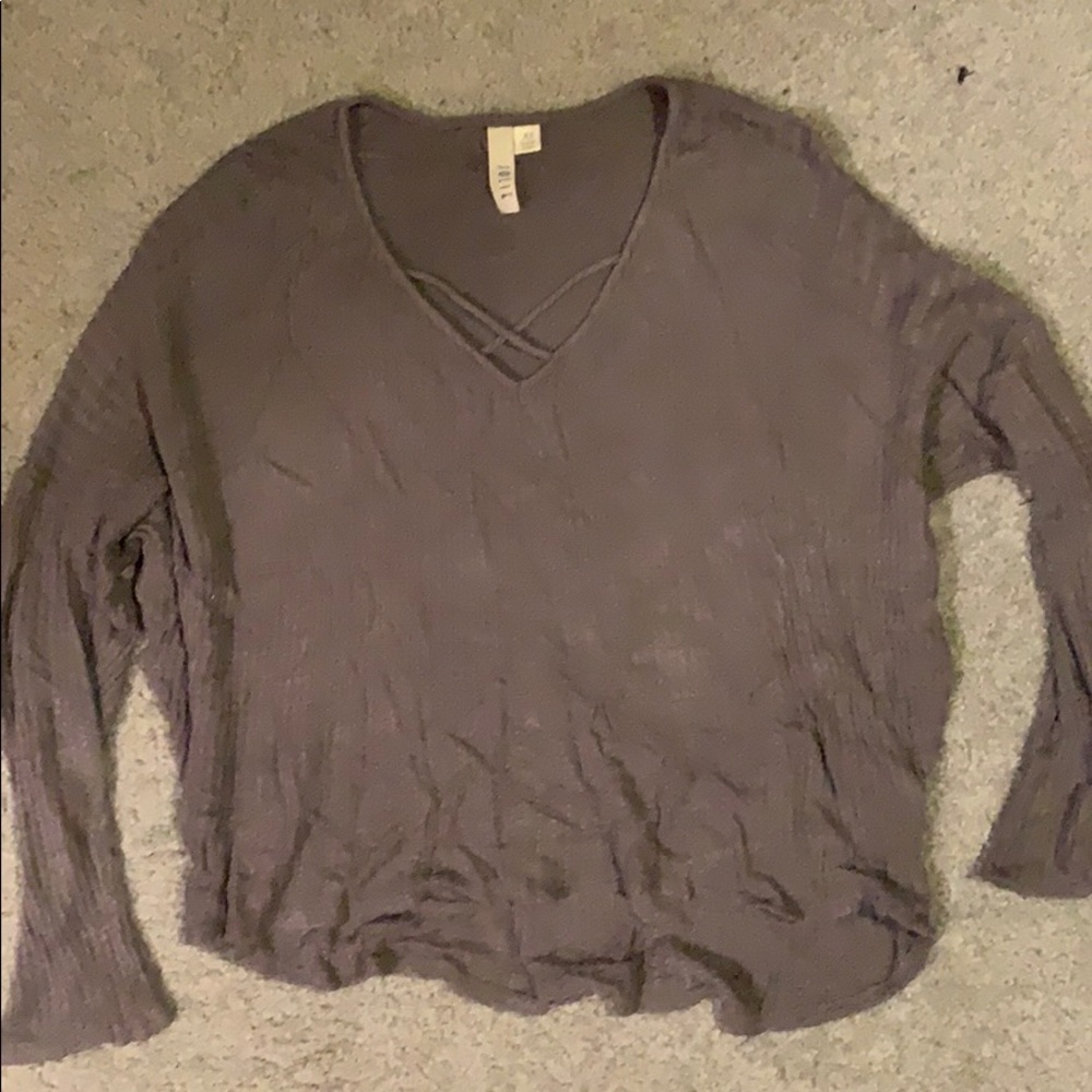 criss cross long sleeve